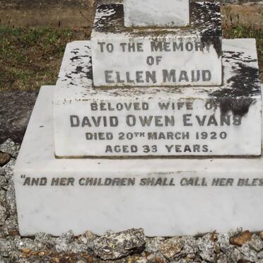 EVANS Ellen Maude -1920