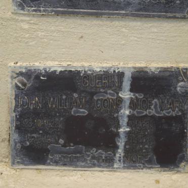 GUERINI John William 1922-1980 &amp; Constance Mary 1928-1993