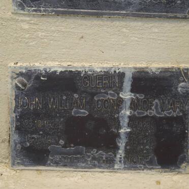 GUERINI John William 1922-1980 &amp; Constance Mary 1928-1993