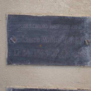 GABB Lance Walter 1968-1968