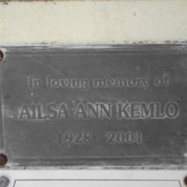 KEMLO Ailsa Ann 1928-2001