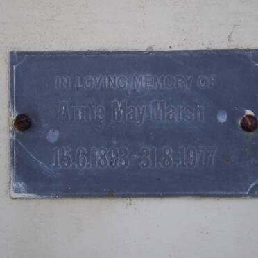 MARSH Annie May 1893-1977