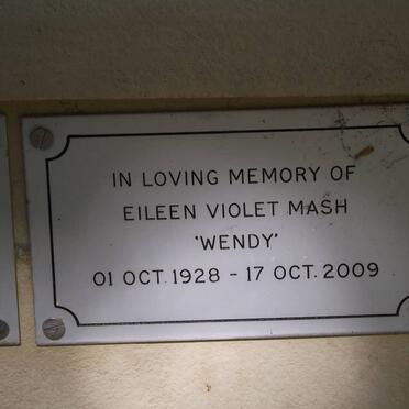 MASH Eileen Violet 1928-2009
