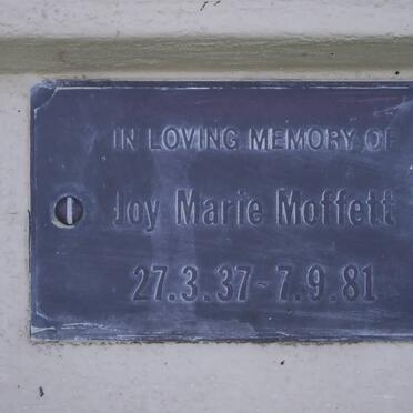 MOFFETT Joy Marie 1937-1981