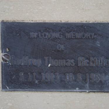 McMILLAN Godfrey Thomas 1913-1984