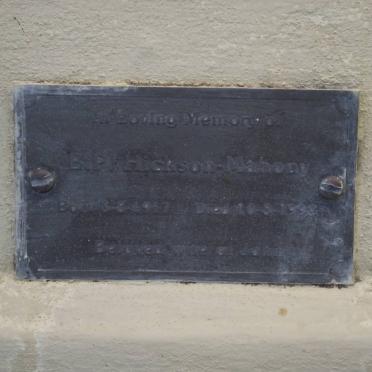 MAHONY B.P., Hickson 1917-1992