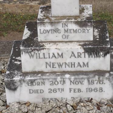 NEWNHAM William Arthur 1876-1968