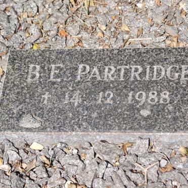 PARTRIDGE B.E. -1988