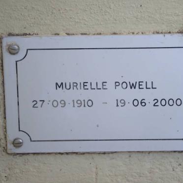 POWELL Murielle 1910-2000
