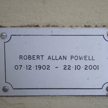 POWELL Robert Allan 1902-2001