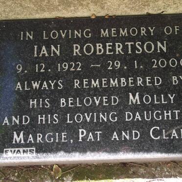 ROBERTSON Ian 1922-2000
