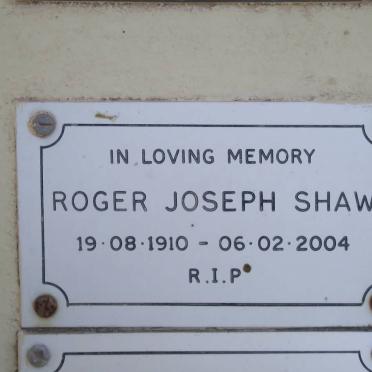 SHAW Roger Joseph 1910-2004