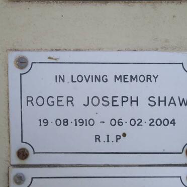 SHAW Roger Joseph 1910-2004