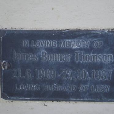 THOMSON James Bonnar 1909-1987