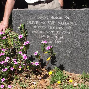 VALLANCE Olive Valerie -1964