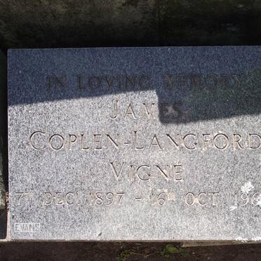 VIGNE James Coplen-Langford 1897-1968