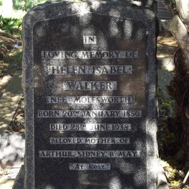 WALKER Helen Isabel nee MOLESWORTH 1856-1938