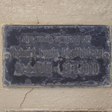 OOSTHUIZEN Ockert Louis 1908-1990