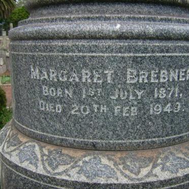 BREBNER Margaret 1873-1949