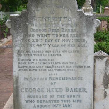 BAKER George Reed - 1891 &amp; Henrietta -1889 
