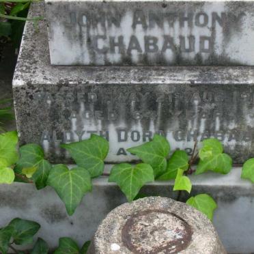 CHABAUD John Anthony -1917 :: CHABAUD Aldyth Dora