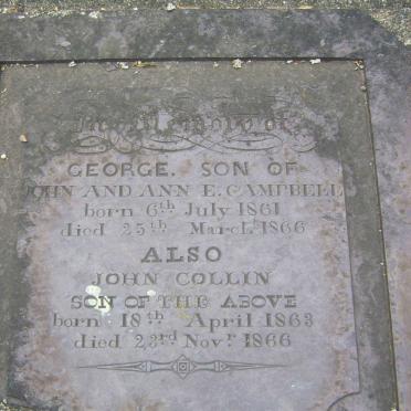 CAMPBELL George 1861-1866 :: CAMPBELL John Collin 1863-1866