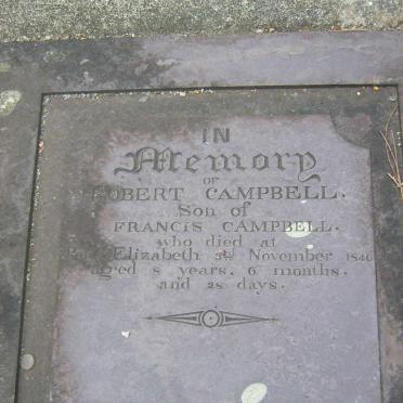 CAMPBELL Robert -1846
