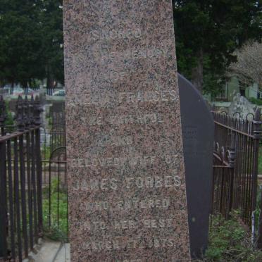 FORBES Amelia Frances -1875