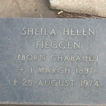 FIEGGEN Shiela Helen nee CHABAUD 1897-1974