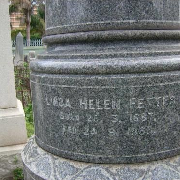 FETTES Linda Helen 1887-1965