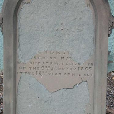 GIBSON Andrew -1865