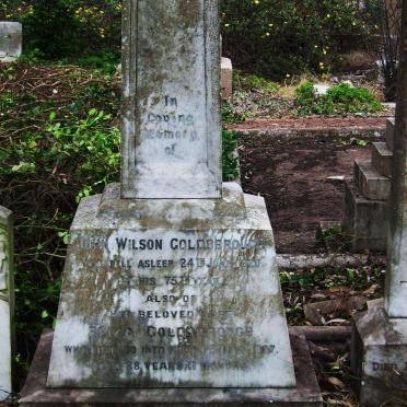 GOLDSBOROUGH John Wilson &amp; Eliza