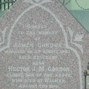 GORDON James 1?7 :: GORDON Hector J.M. -1900