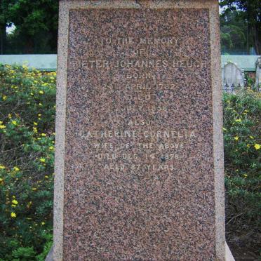 HEUGH Pieter Johannes 1782-1858 &amp; Catherine Cornelia -1878