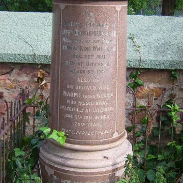 KAYSER Henry Christopher 1831-1900 &amp; Naomi GEARD -1911