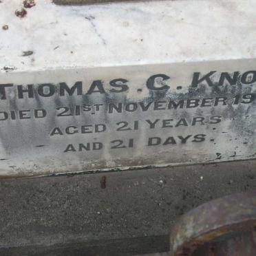 KNOX Thomas C. -1905