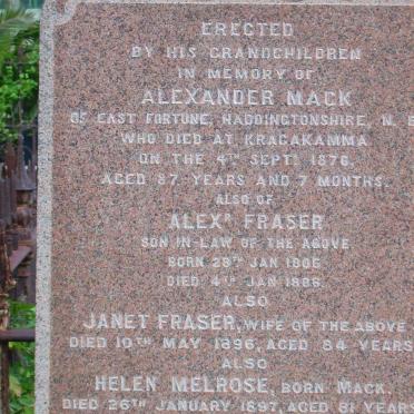 MACK :: FRASER :: MELROSE