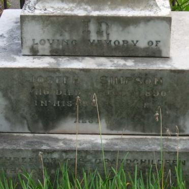 SIMPSON Joseph -1890