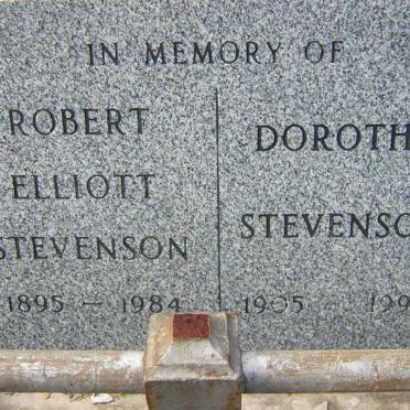 STEVENSON Robert Elliott 1895-1984 &amp; Dorothy 1905-1998