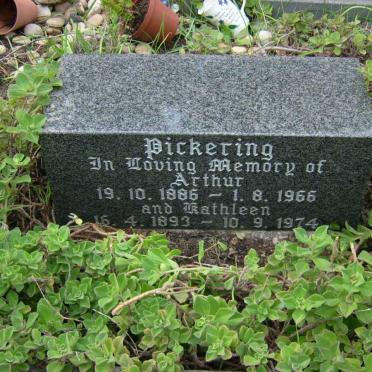 PICKERING Arthur 1886-1966 &amp; Kathleen 1893-1974