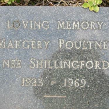 POULTNEY Margery nee SHILLINGFORD 1923-1969
