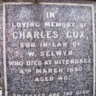 COX Charles -1890
