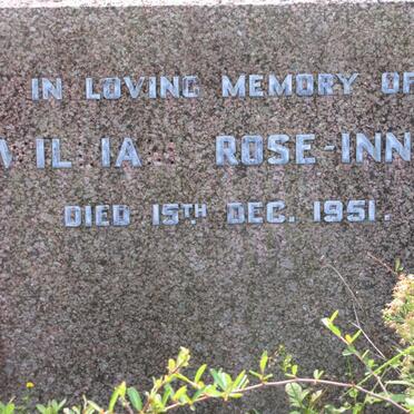 INNES William, Rose -1951