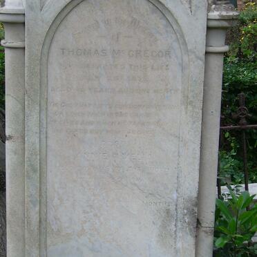 McGREGOR Thomas -187? &amp; Annie Amelia -18??