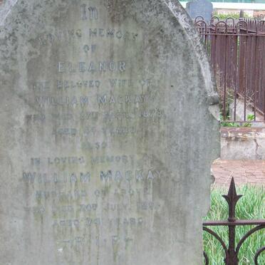 MACKAY William - 1896 &amp; Eleanor -1878