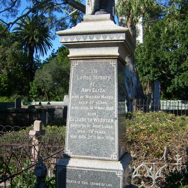 MAVER Amy Eliza -1926 :: WEBSTER Elizabeth -1926
