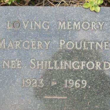 POULTNEY Margery nee SHILLINGFORD 1923-1969