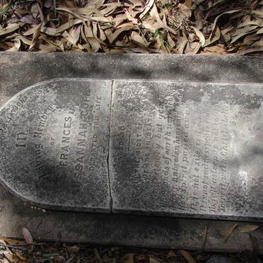 COFF Frances Sussannah -1892