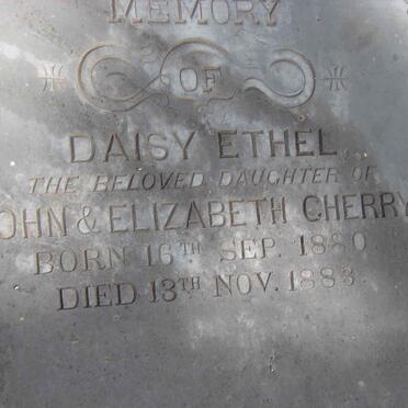 CHERRY Daisy Ethel 1880-1883