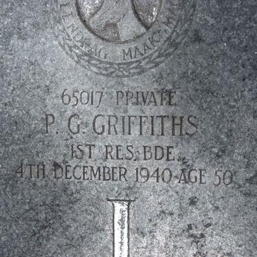 GRIFFITHS P.G. -1940